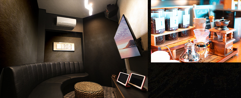 館内施設01カラオケ「なみおと,せせらぎ,なぎ」